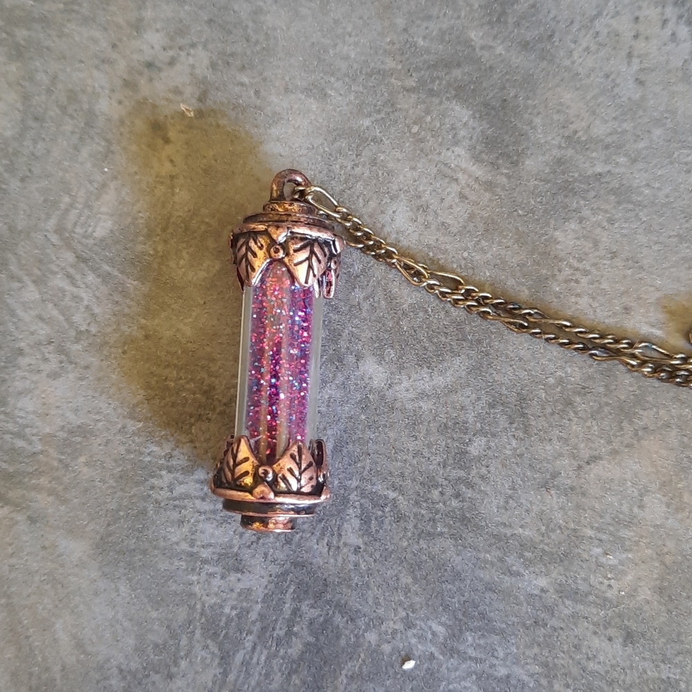 Glitter Capsule Necklace